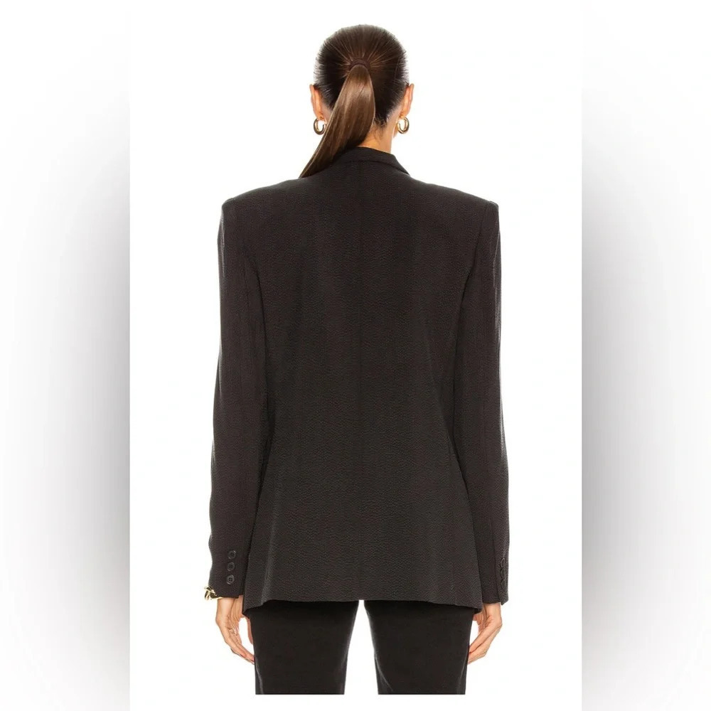 Smythe 90s Oversized Blazer in Sandwashed Black - Picture 3 of 11